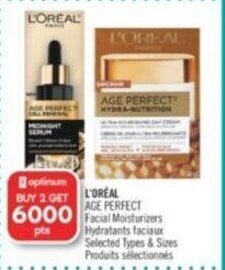 Shoppers Drug Mart L'OREAL AGE PERFECT Facial Moisturizers offer
