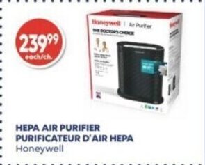 Shoppers Drug Mart HEPA AIR PURIFIER Honeywell offer