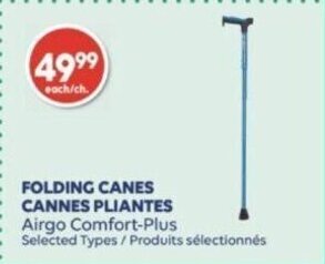 Shoppers Drug Mart FOLDING CANES Airgo Comfort-Plus offer