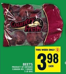 Food Basics BEETS 5 LB BAG offer