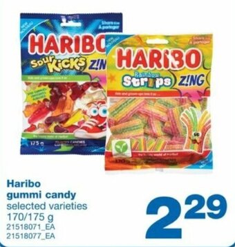 Wholesale Club Haribo Gummi Candy 170/175g offer