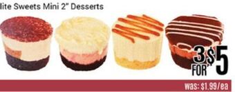 Nations Fresh Foods Elite sweets mini 2 desserts offer