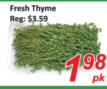 Seasons Foodmart Fresh thyme offer