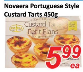 Novaera portuguese style custard tarts