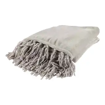Giant Tiger Debbie travis flannel tassel throw - 70 in offer
