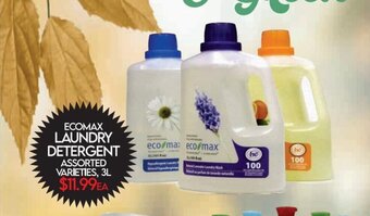 ECOMAX LAUNDRY DETERGENT 3L