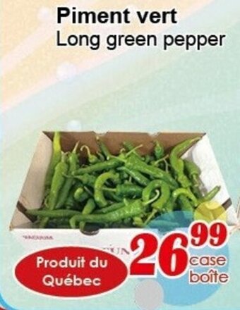 Marche C&T Long green pepper offer