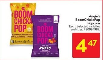 Walmart Angie's BoomChickaPop Popcorn offer