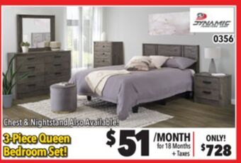 Surplus Furniture Alabaster oak 3-piece bedroom set offer