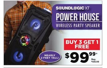Showcase Soundlogicxt power house wireless party speaker offer