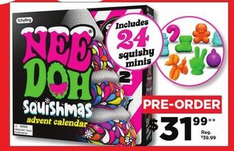 Showcase Nee doh squishmas advent calendar offer