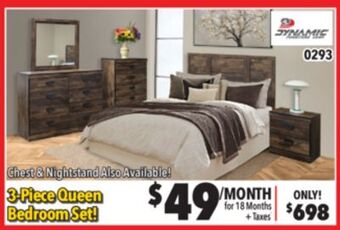 Surplus Furniture Montana 3-piece bedroom set offer