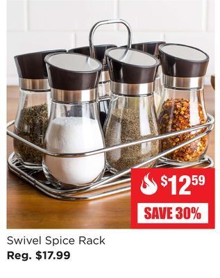 Kitchen Stuff Plus Swivel spice rack offer