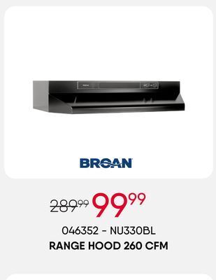 Meubles RD Range hood 260 cfm offer