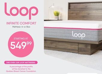 Meubles RD Loop infinite comfort mattress-in-a-box offer