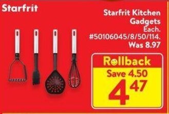 Walmart Starfrit Kitchen Gadgets offer