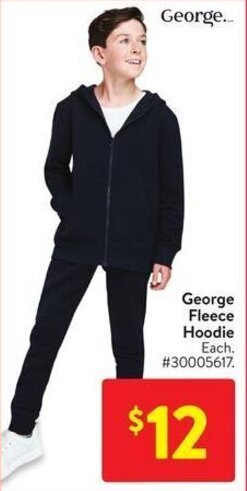 Walmart George Fleece Hoodie offer