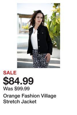 TSC Stores Orange fashion village stretch jacket offer