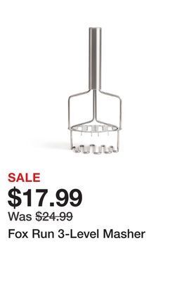 TSC Stores Fox run 3-level masher offer