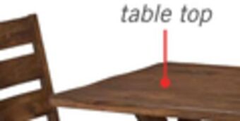 The Brick Plum dining table offer