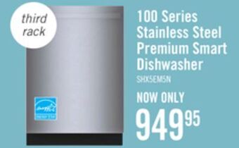 The Brick Bosch 100 series premium smart dishwasher with third rack - shx5aem5n offer