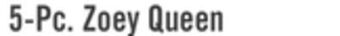 The Brick Zoey 5-piece queen bedroom package offer