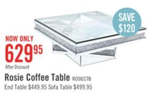 The Brick Rosie coffee table offer
