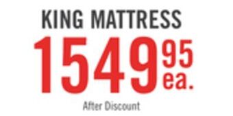 The Brick Beautyrest black hotel i king mattress offer