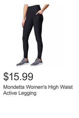 Costco Mondetta women's high waist active legging offer