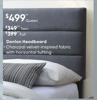 Sleep Country Donlon headboard offer