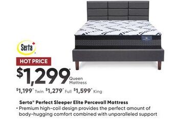 Sleep Country Serta perfect sleeper elite percevall mattress offer