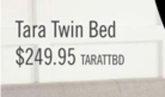 The Brick Tara twin bed - beige offer