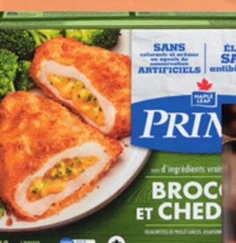 IGA Maple leaf prime frozen chicken breasts or chicken offer