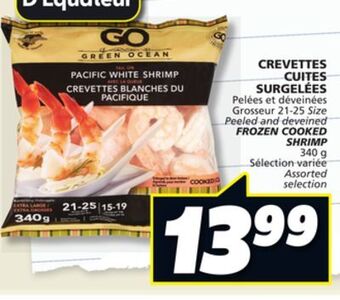IGA Frozen cooked shrimp offer