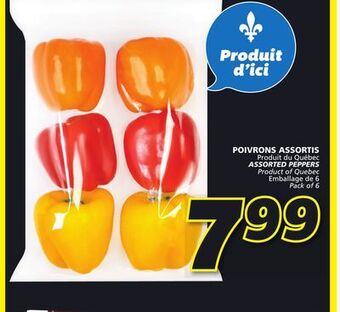 IGA Assorted peppers offer