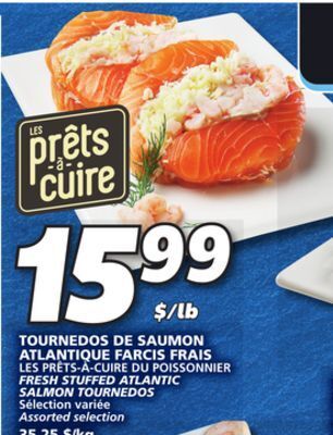 IGA Fresh stuffed atlantic salmon tournedos offer