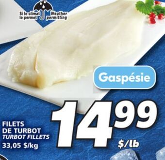 IGA Turbot fillets offer