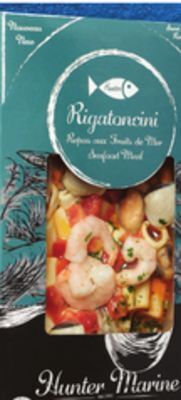 IGA Hunter marine frozen shrimp, seafood, mussel sauce or seafood pasta meal offer