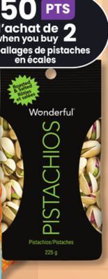IGA Wonderful pistachios in shells offer