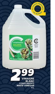 IGA White vinegar offer