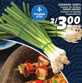 IGA Green onions offer