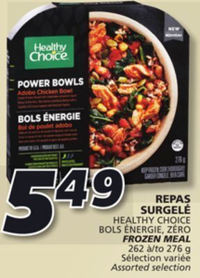 IGA Healthy choice bols énergie, zéro frozen meal offer