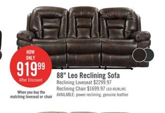 The Brick Weston 2-piece linen-look fabric right-facing futon sectional - steel offer