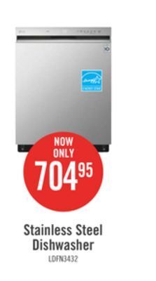 The Brick Lg 24 front control built-in dishwasher with quadwash - ldfn3432t offer