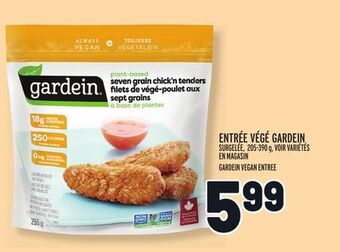 Metro Entrée végé gardein | gardein vegan entree offer