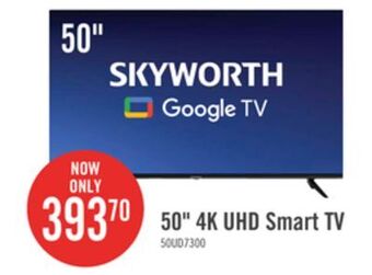 The Brick Skyworth 50 4k uhd android tv - 50ud7300 offer