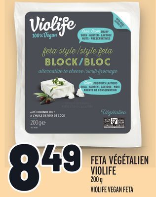 Metro Feta végétalien violife | violife vegan feta offer