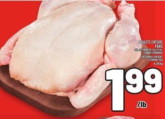 Metro Poulets entiers frais | fresh whole chickens, economic pack offer