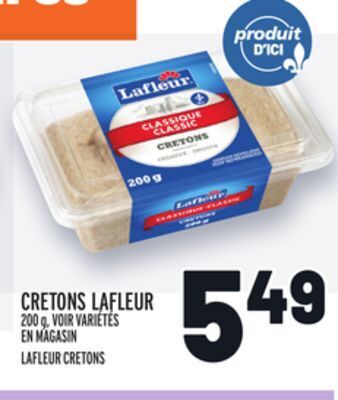 Metro Cretons lafleur | lafleur cretons offer