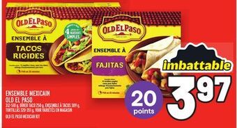 Metro Ensemble mexicain old el paso | old el paso mexican kit offer